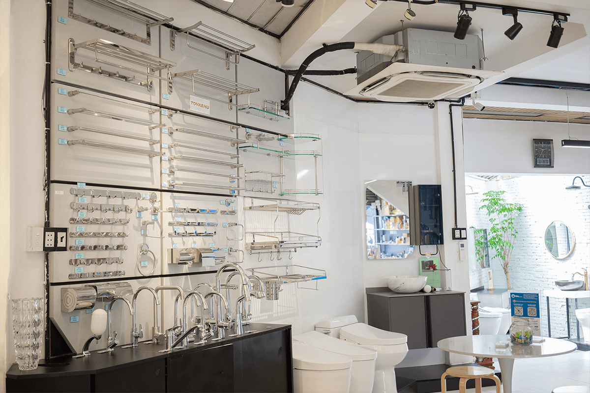 Mua phụ kiện nhà tắm chính hãng để đảm bảo chất lượng & thẩm mỹ tại Showroom Nội Thất HITA